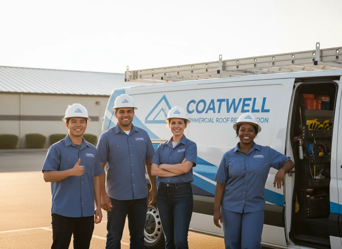 Commercial roof coating company in Dover, AR